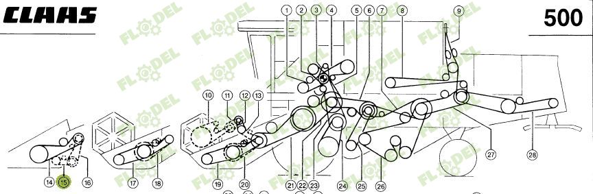 Lant CLAAS 692166