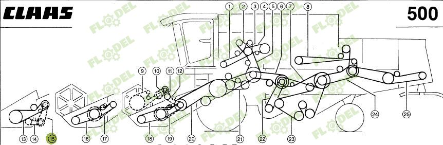 Lant CLAAS 503445