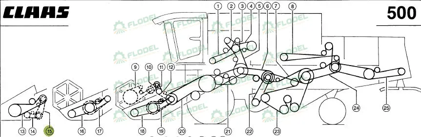 Lant CLAAS 503445