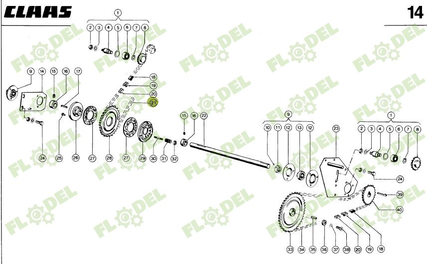 Lant CLAAS 503445