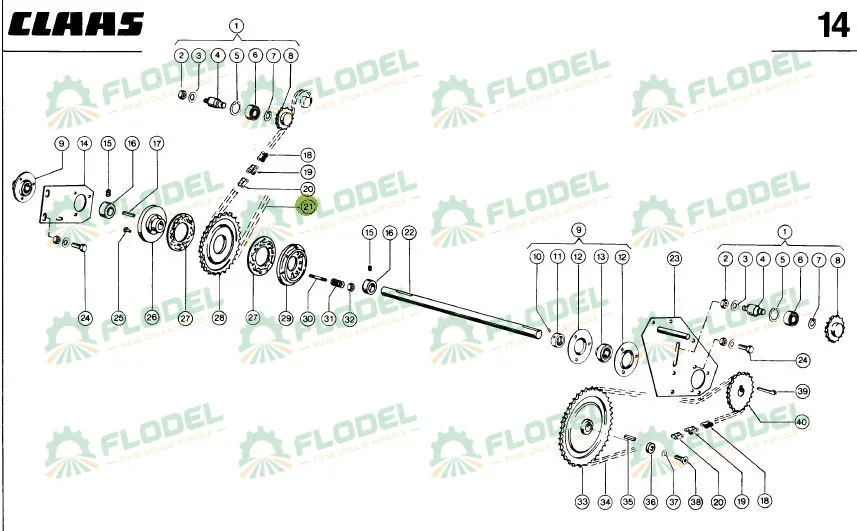 Lant CLAAS 503445