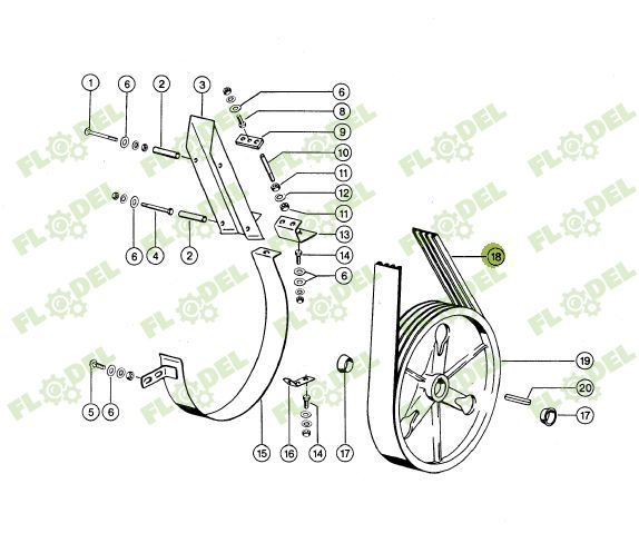 Curea combina CLAAS 4HB  644404 GATES