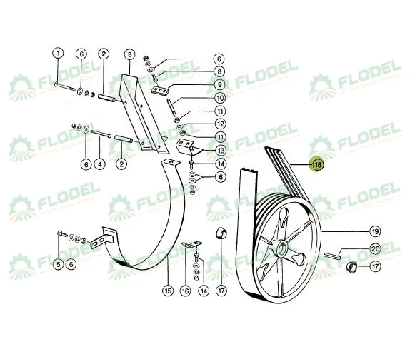 Curea combina CLAAS 4HB  644404 GATES
