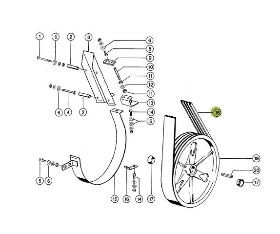 Curea combina CLAAS 4HB  644404 GATES