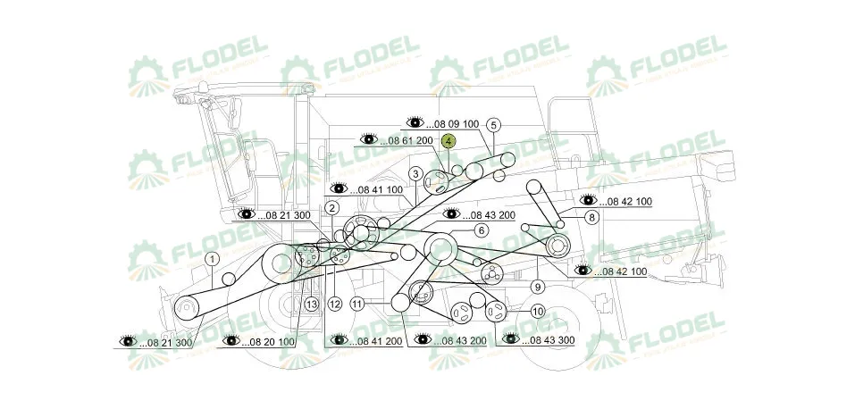 Curea combina CLAAS 2HB 661093 GATES