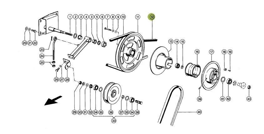 Curea combina CLAAS 644141 GATES