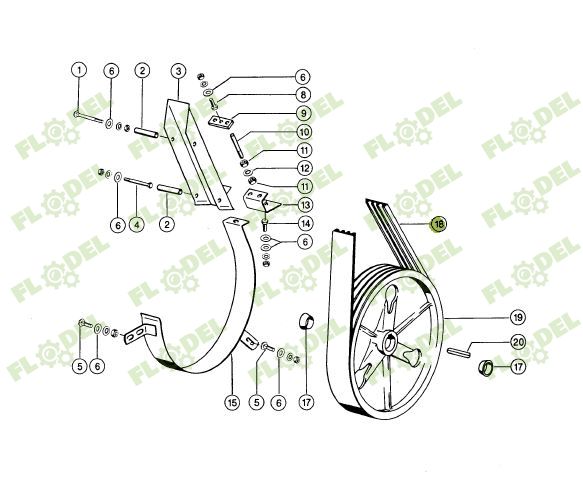 Curea 4HB combina CLAAS 661458 GATES