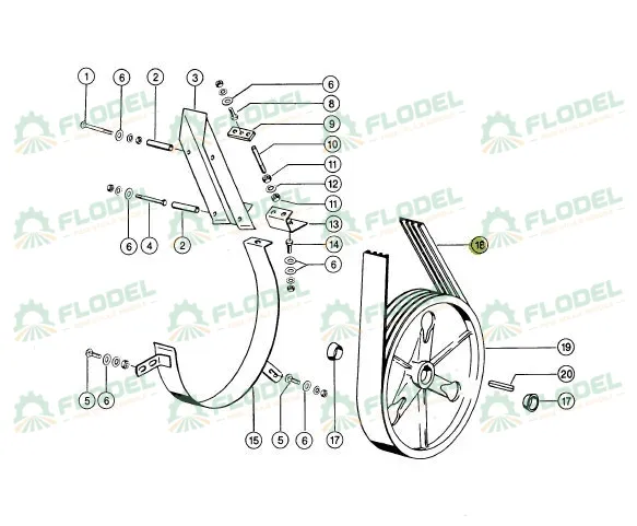 Curea 4HB combina CLAAS 661458 GATES