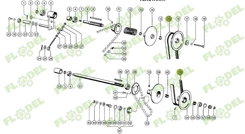 Curea CLAAS 670224 GATES