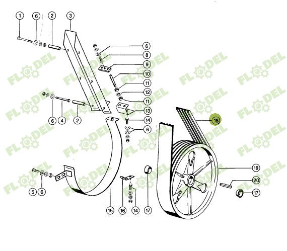 Curea combina CLAAS 5HB 644403 GATES