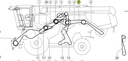 Curea 2HB combina CLAAS 644889 GATES