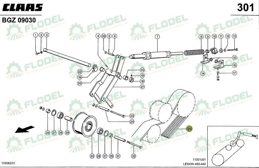 Curea combina CLAAS 5HB 667453 GATES