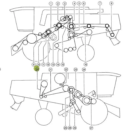 Curea combina CLAAS 750288 GATES