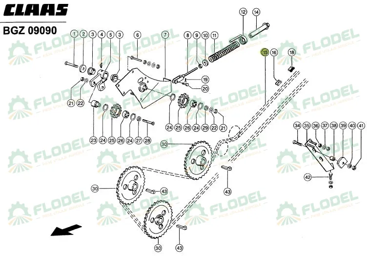 Lant descarcare CLAAS LEXION 755508