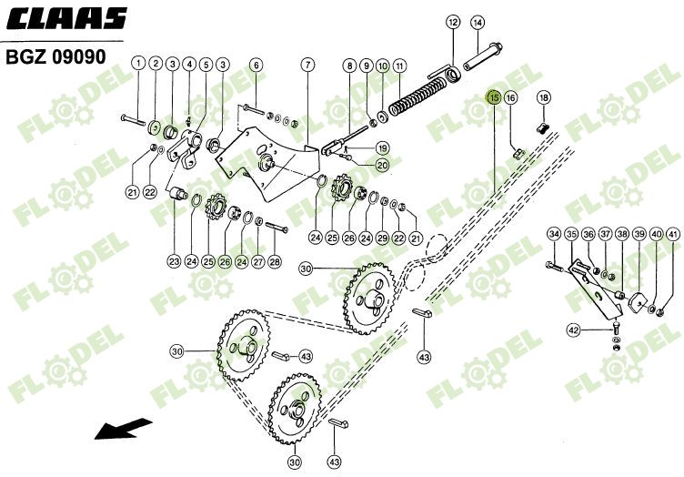 Lant descarcare CLAAS LEXION 755508