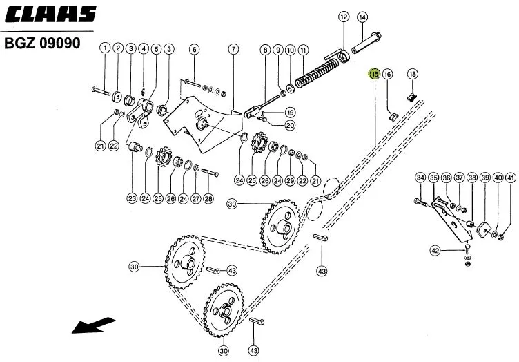 Lant descarcare CLAAS LEXION 755508