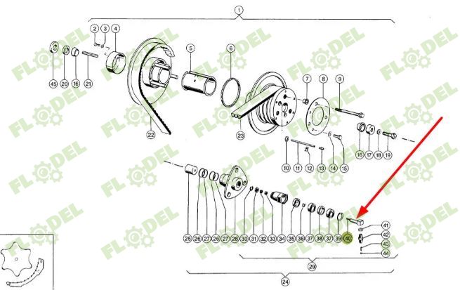 Cap injector hidraulic CLAAS  630203