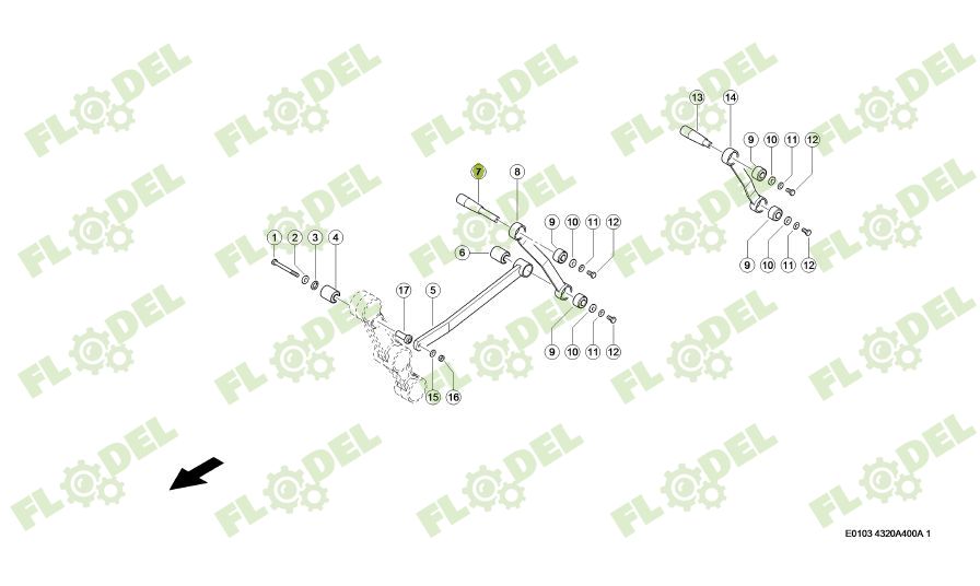Bolt casa sitelor combina CLAAS 736024