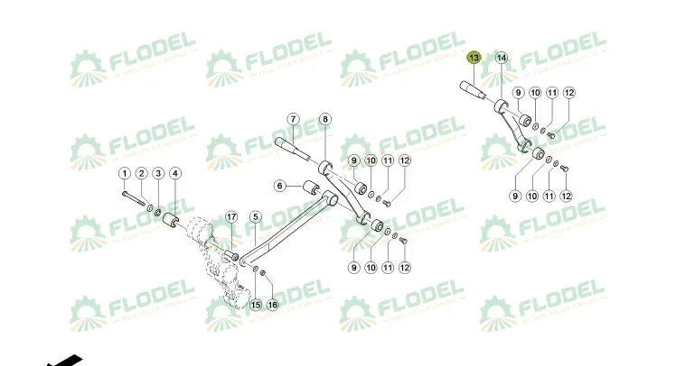 Bolt casa sitelor combina CLAAS 736025
