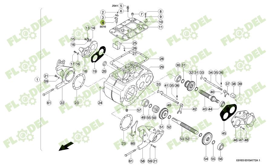Senzor cutie viteze CLAAS 011799