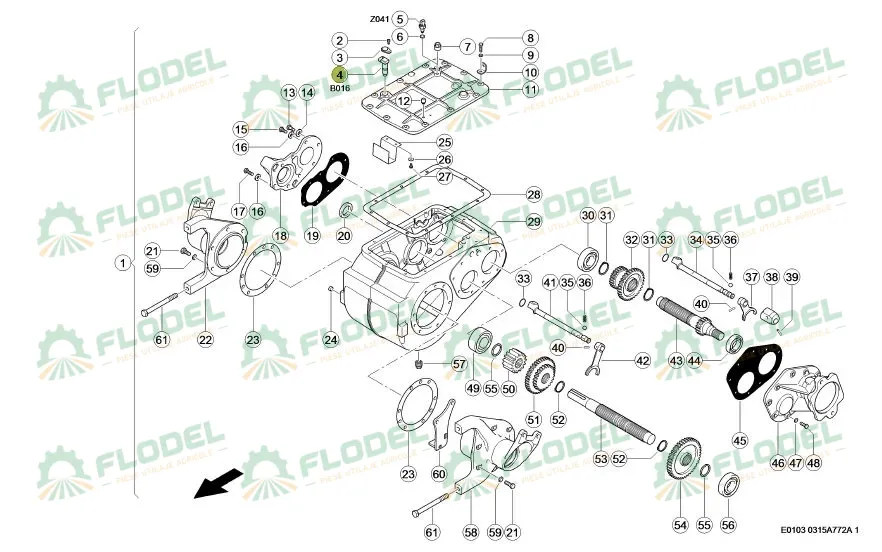Senzor cutie viteze CLAAS 011799