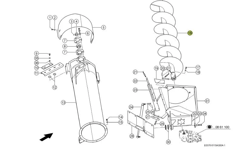 Melc incarcare CLAAS LEXION 795206
