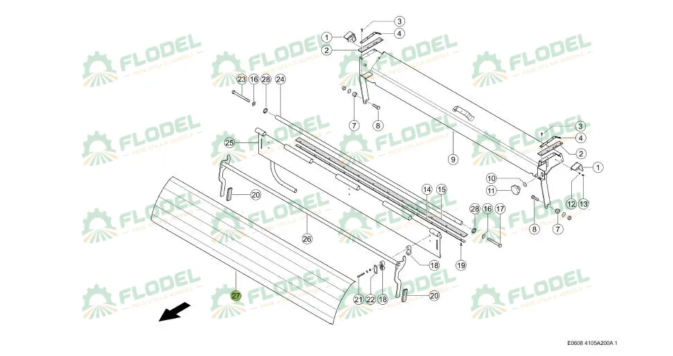 Tabla protectie CLAAS TUCANO 552859