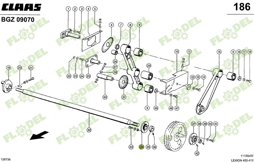 Lagar rulment CLAAS 603144 