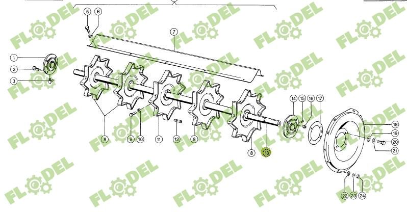 Ax postbatator combina CLAAS 600378 STANDARD