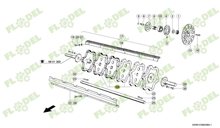 Stea batator combina CLAAS 600104