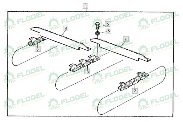 Lant lateral transportor JOHN DEERE AZ34242 DONGHUA