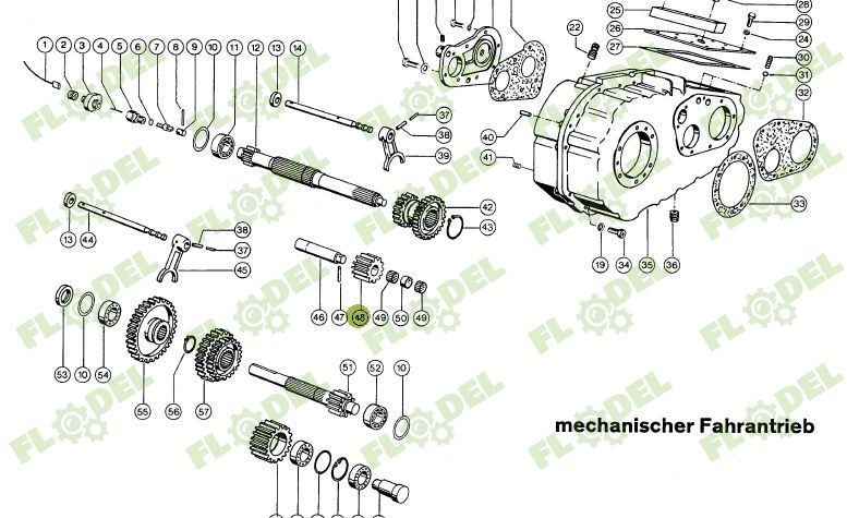 Pinion cutie viteze CLAAS Z16 635033