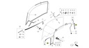 Amortizor geam spate tractor CLAAS  0021620340