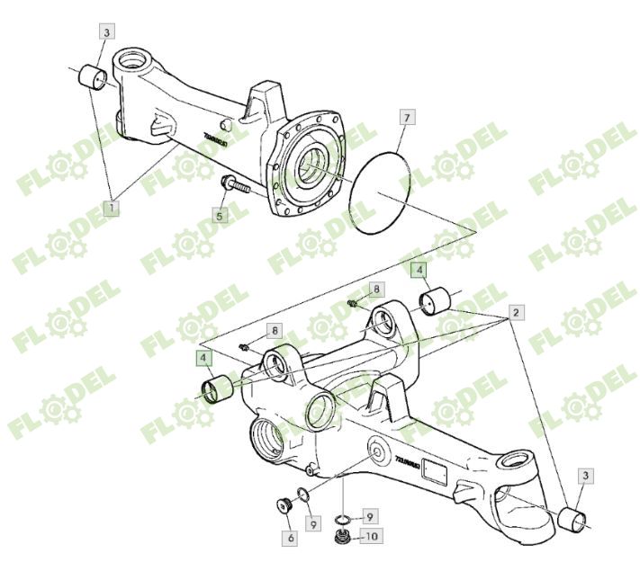 Bucsa punte fata JOHN DEERE L76471 Original JOHN DEERE