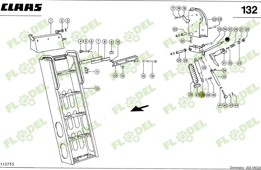 Telescop scara combina CLAAS 663438