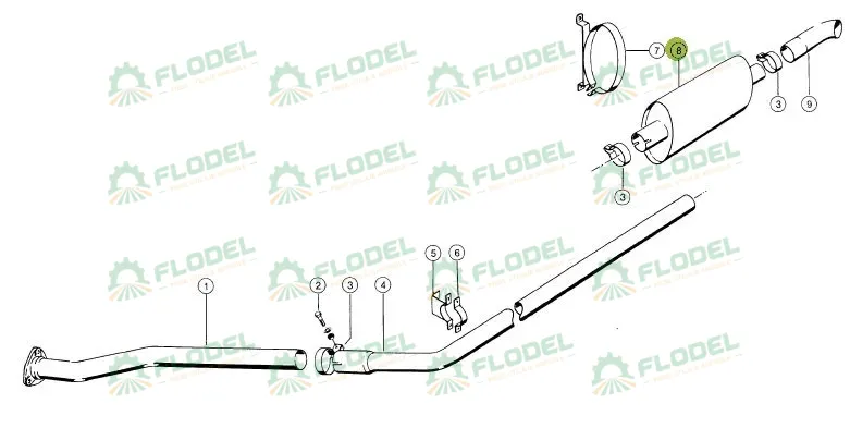 Toba de esapament CLAAS 671910