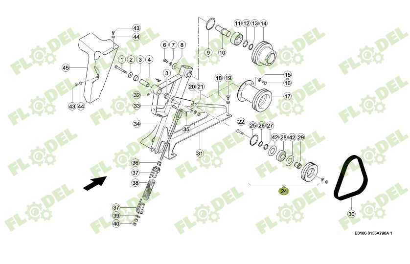 Fulie CLAAS 799829