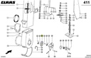 Pinion elevator CLAAS LEXION Z11  795449