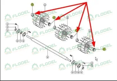 Colier ventilator CLAAS 000754252 Original CLAAS