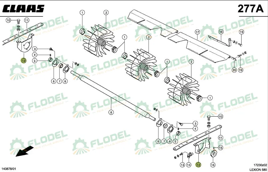 Lagar rulment CLAAS 751933