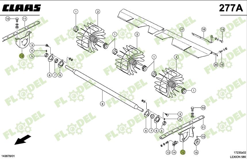 Lagar rulment CLAAS 751933