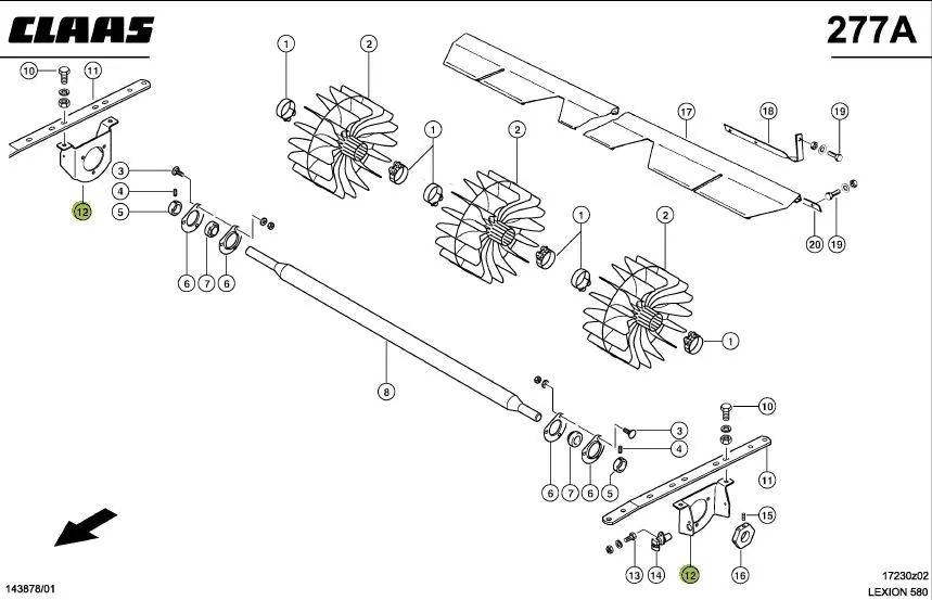 Lagar rulment CLAAS 751933
