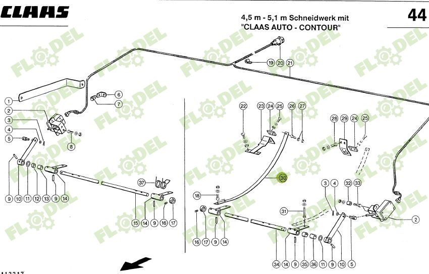 Arc palpare CLAAS 650900