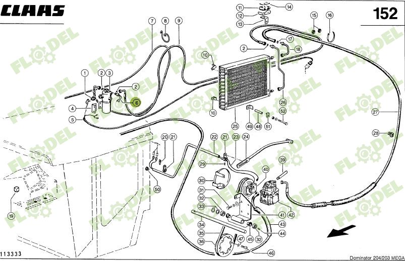 Senzor presiune clima CLAAS  622856