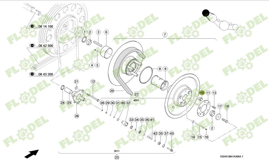 Bucsa teflon 660911 Original CLAAS 