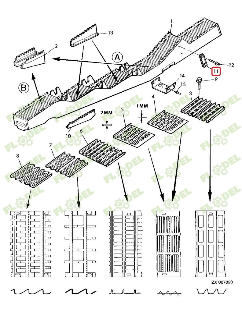 Distantier cai JOHN DEERE Z62375