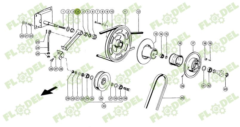 Brat variator CLAAS 629623 