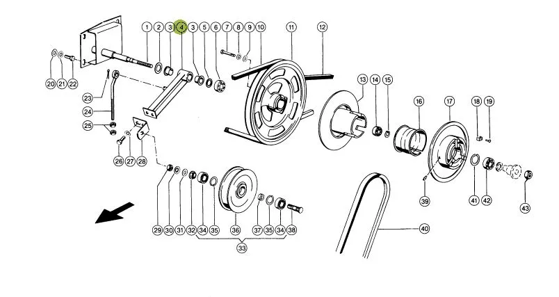 Brat variator CLAAS 629623 