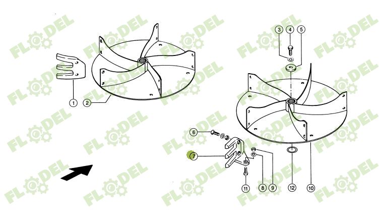 Raclor suflanta tocator CLAAS LEXION 763027