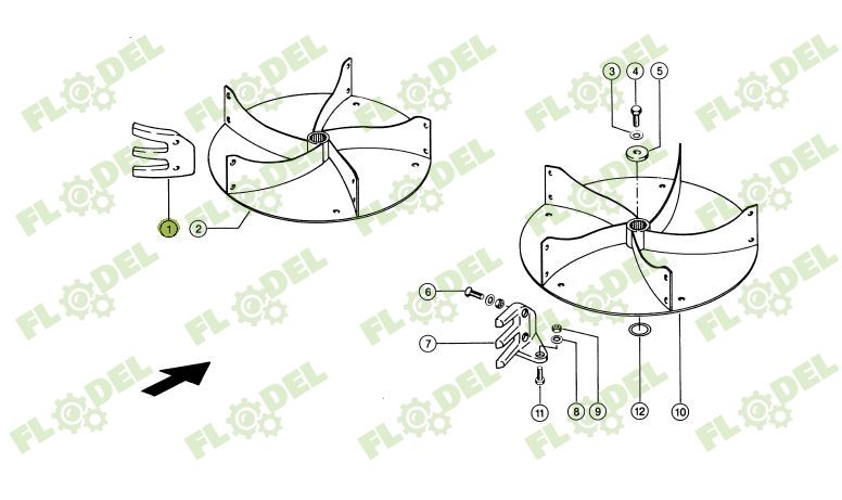 Raclor suflanta tocator CLAAS LEXION 763026 STANGA